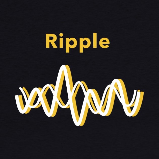 Ride the Ripple with XRP by Tshirtguy